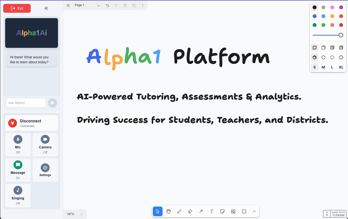 A1Alpha1 platform preview